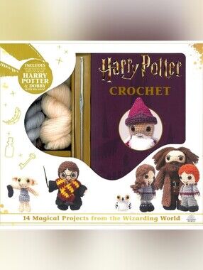 Harry Potter Crochet Kit Book Set Dobby Hogwarts Amigurumi Craft Wizarding World